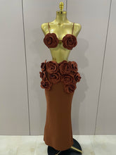 Sexy Camisole Floral Bandage Long Skirts 2-Piece Set 2025 Women Celebrity Elegant Party Cocktail Prom Gown Nightclub Outfit